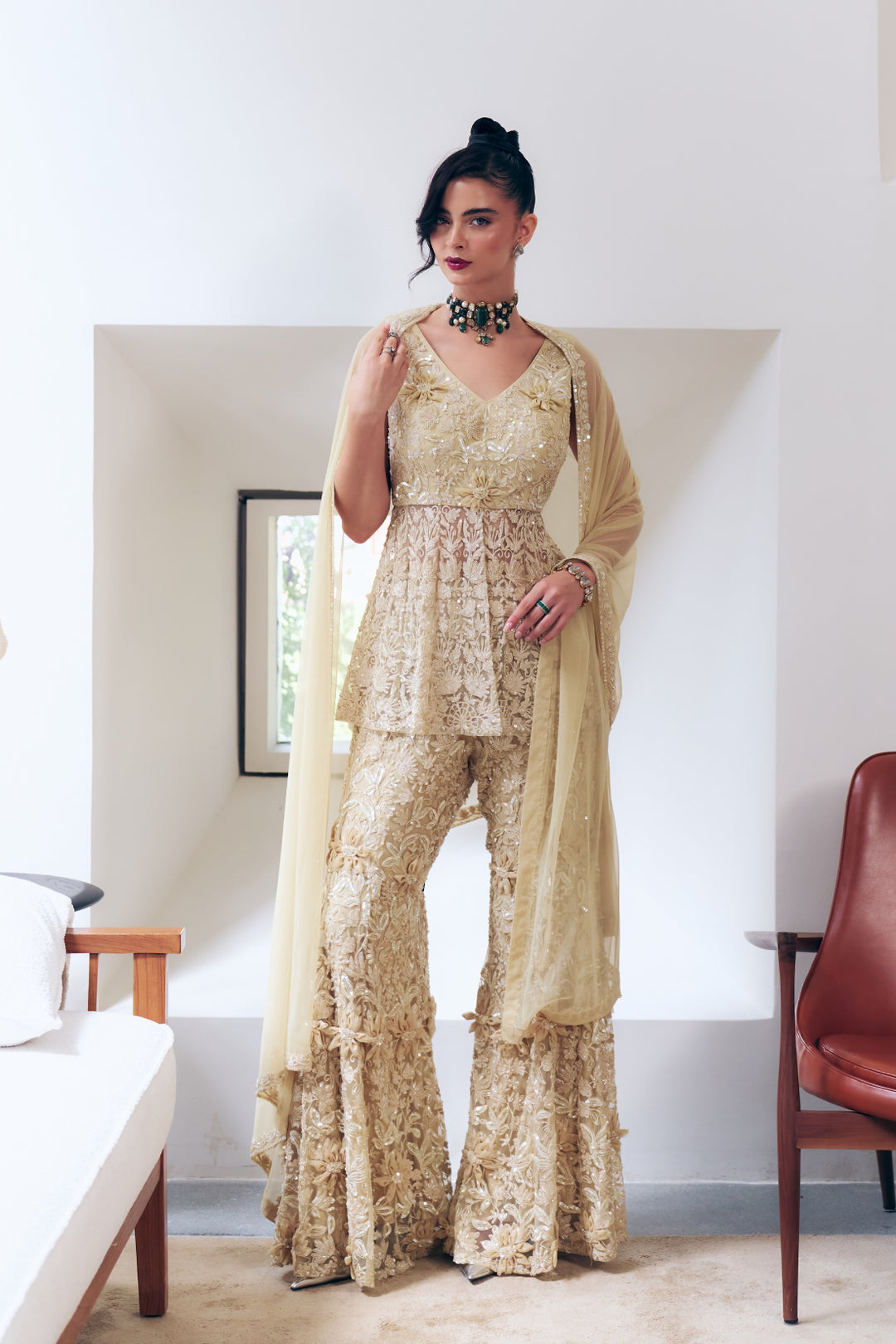 Aurella Sharara Set