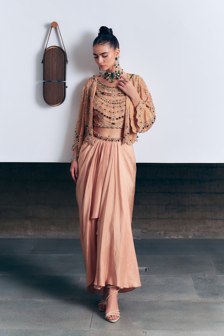 Zaria Dhoti Set