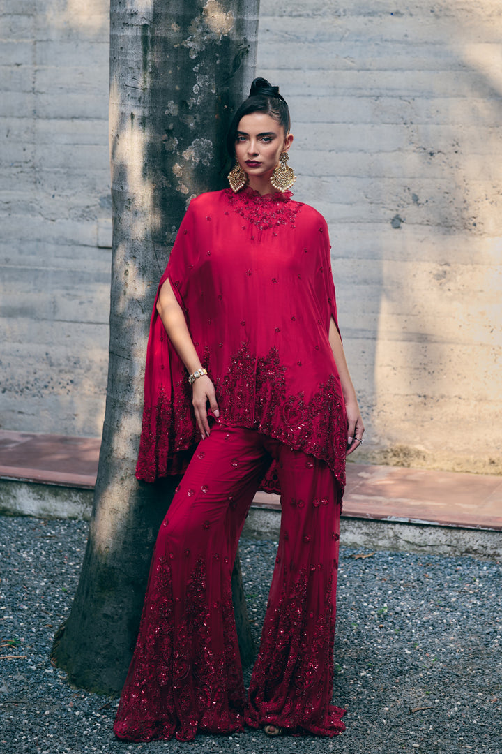 Amara Embroidered Cape