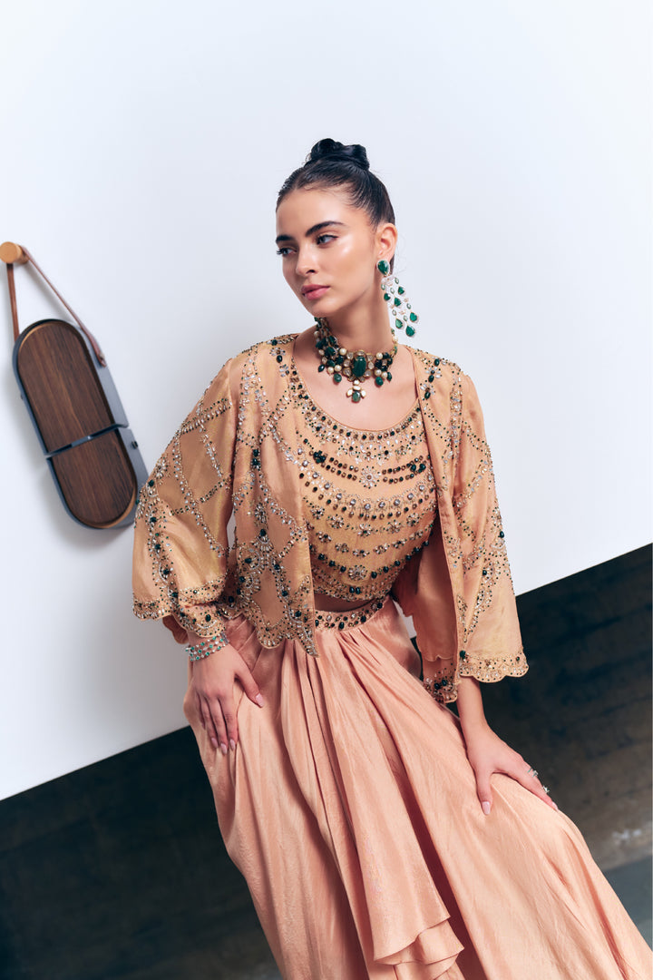 Zaria Dhoti Set