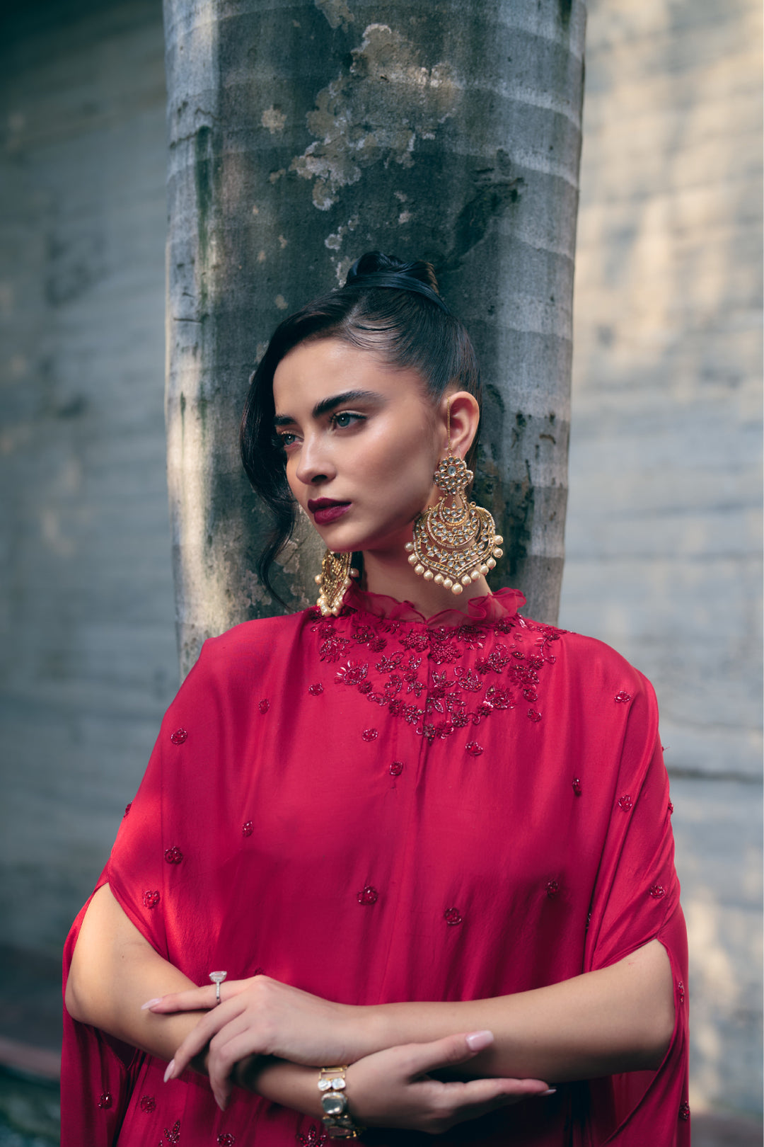 Amara Embroidered Cape
